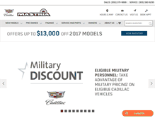 Tablet Screenshot of mastriacadillac.com